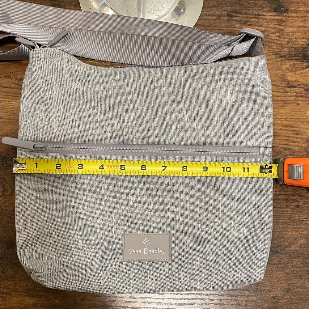 Vera Bradley Light Gray Crossbody Bag - Picture 9 of 11